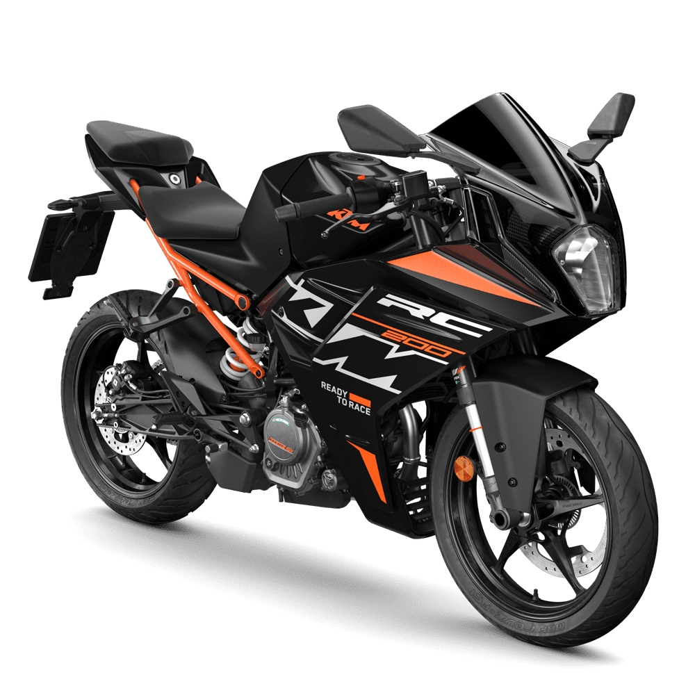 KTM RC 200 — Front Left
